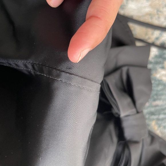 Wheels & Dollbaby black satin bustier pinup bodycon dress - Picture 9 of 11